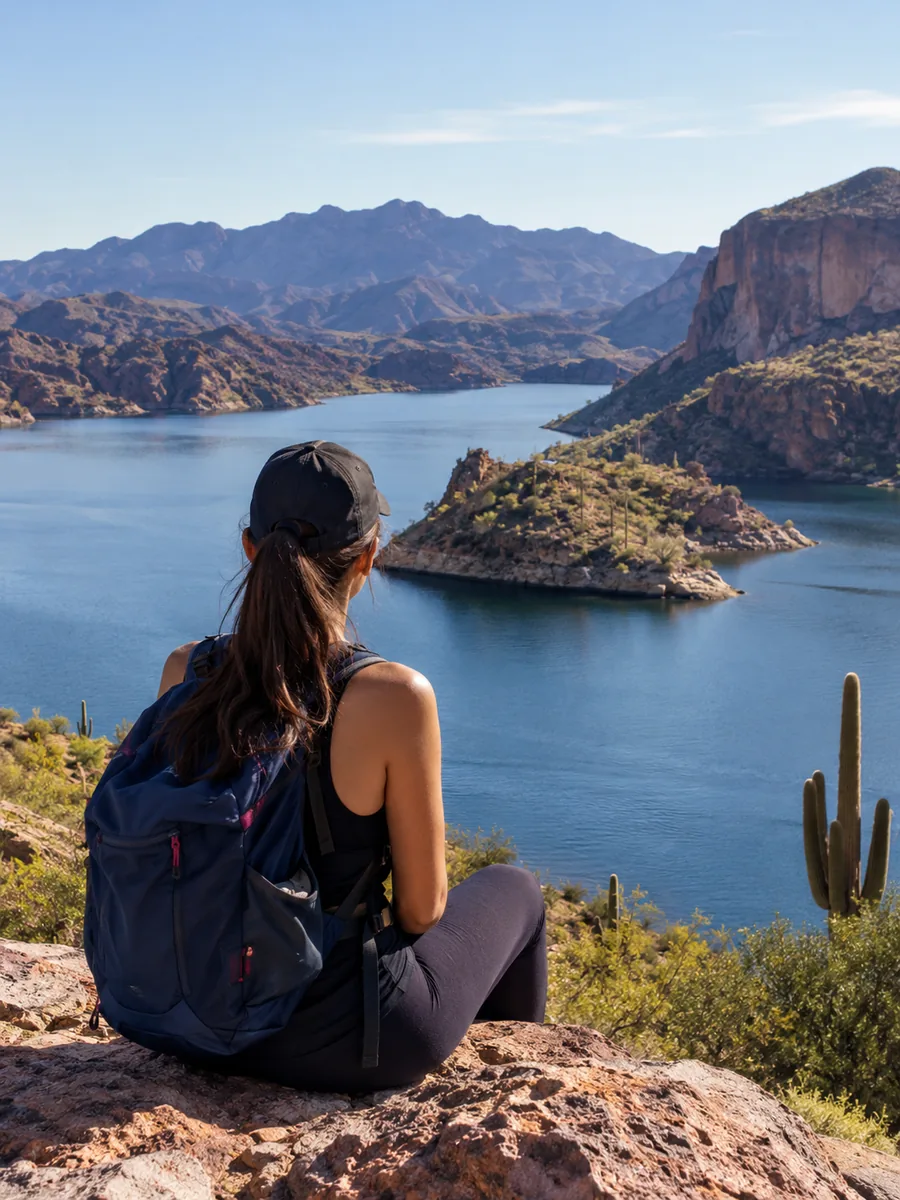 View at Saguaro Lake